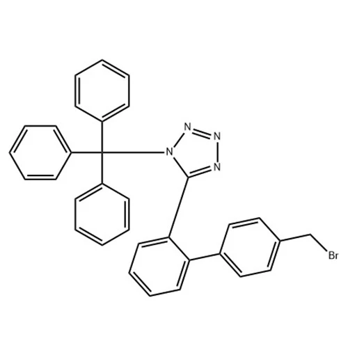 5-(4'-brómetýl-1,1'-bífenýl-2-ýl)-1-trífenýlmetýl-1H-tetrasól CAS#124750-51-2
