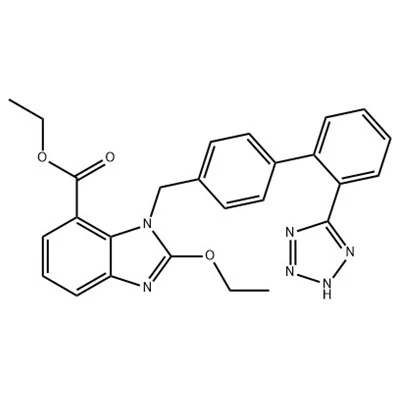 Etýl -2-etoxý-1-[[(2-(1Htetrasól-5-ýl)bífenýl-4-ýl-) Metýl] CAS#139481-58-6